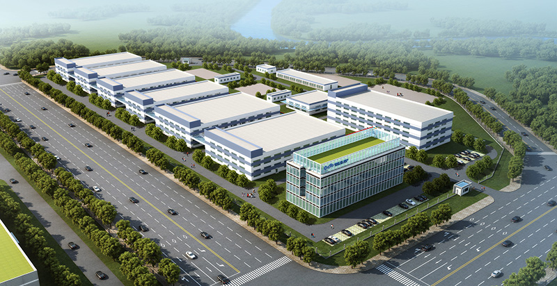 尊龙凯时药业武汉生物医药生产基地项目—API厂区鸟瞰图