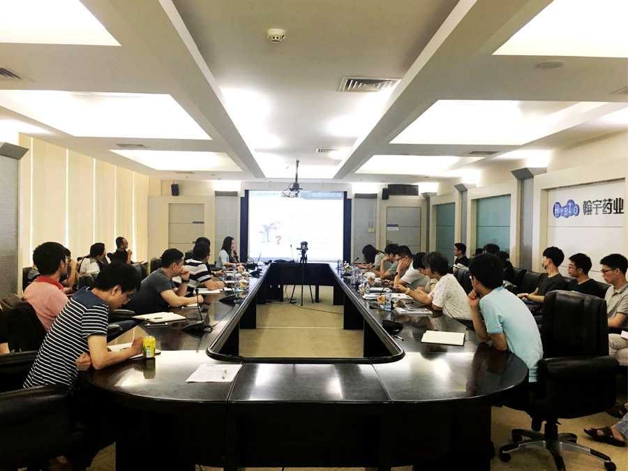 审查团对研发部同事进行授课 审查团对研发部同事进行授课